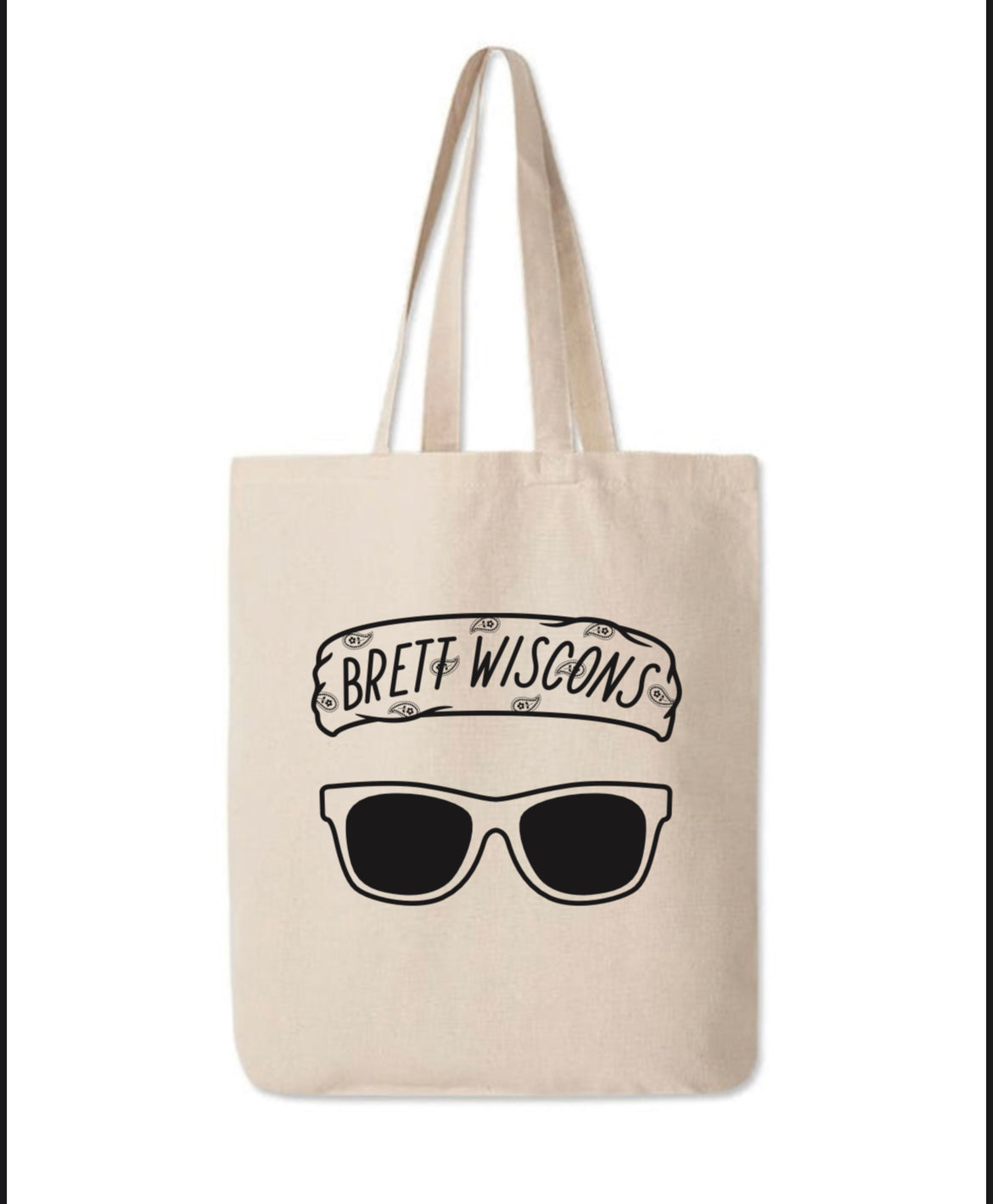 Sunglasses & bandana tote bag